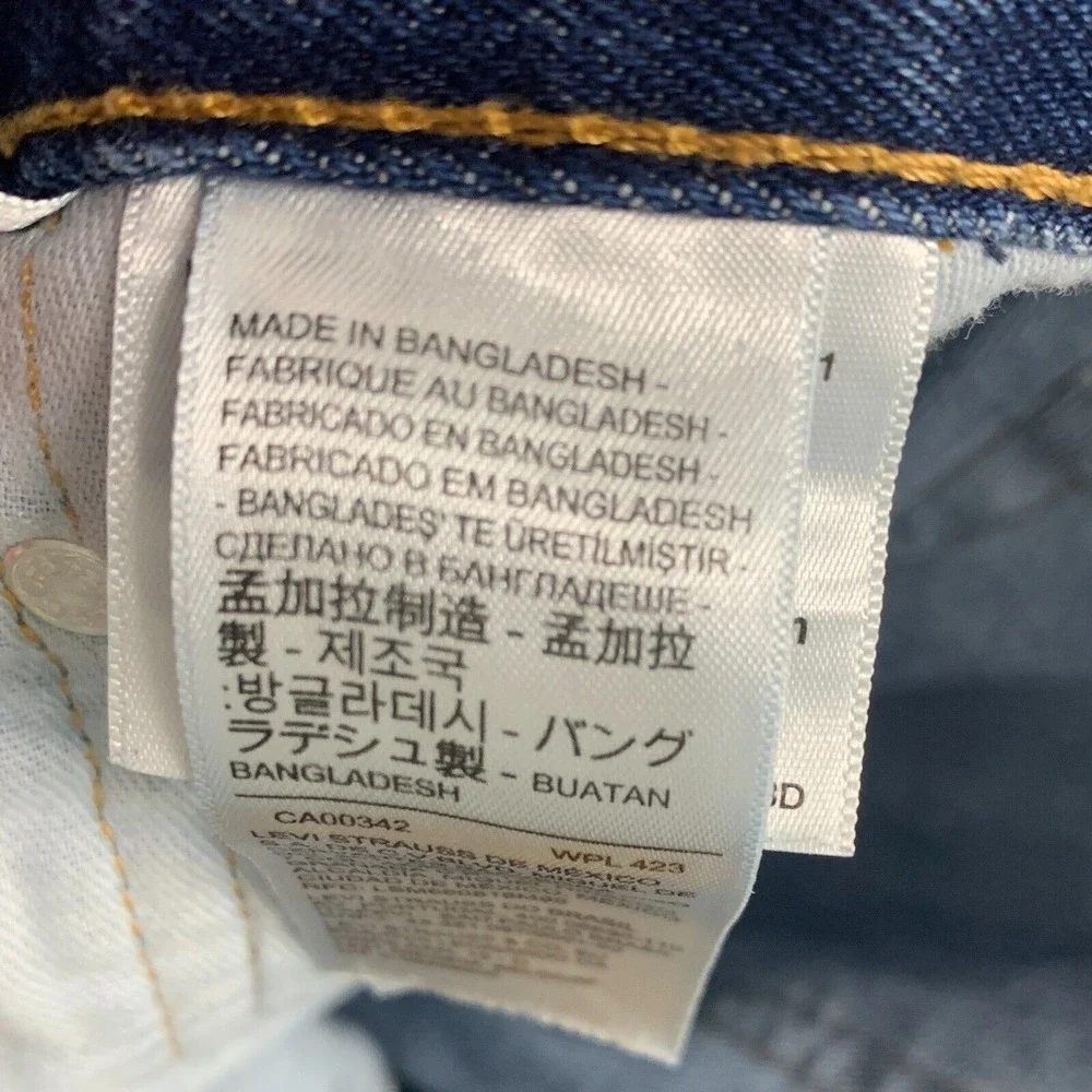 Levis 505 Jeans Mens 34x29 Pants Blue Straight Leg Medium Wash Denim Fits 36x29